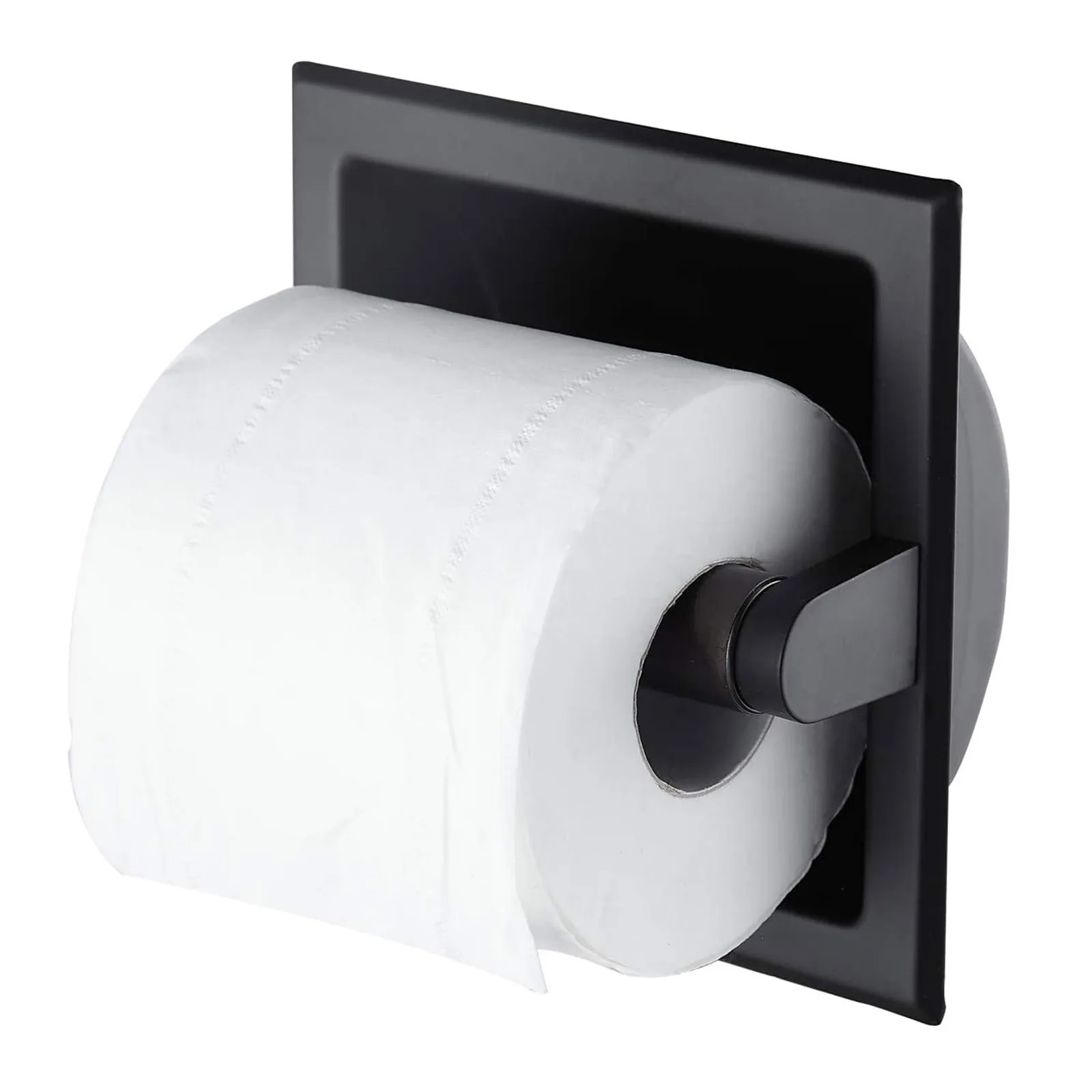 Tissue Rack Built-in Toilet Paper Holder Holders Wall Recessed Stainless Steel Bathroom Storage Mounted Durable Roll Dispenser