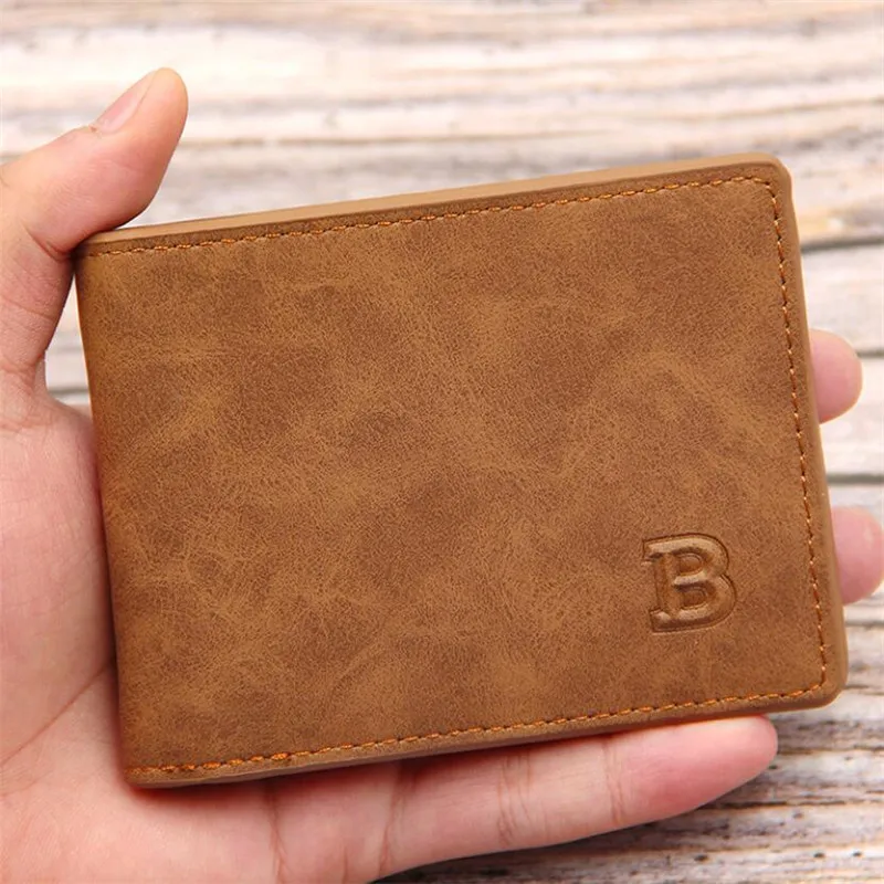 Business Men Wallets Small Money Purses Wallets New Design Dollar Price Top Men Thin Wallet With Coin Bag Zipper Coin Bag