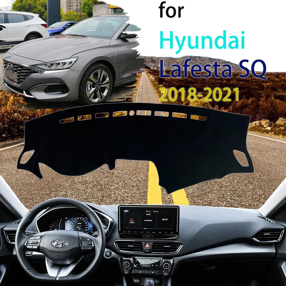 

Avoid Light Dashboard Center Console Cover Mat Pad Sunshade Anti-UV Anti-slip Cape for Hyundai Lafesta SQ 2018 2019 2020 2021