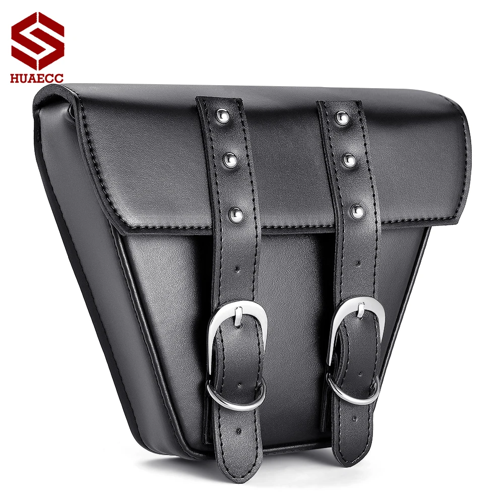 

Moto Universal Hanging Saddle Bag Stylish Practical PU Leather Tool Storage Motorcycle Sided Tail Wear Resistant Large Capacity