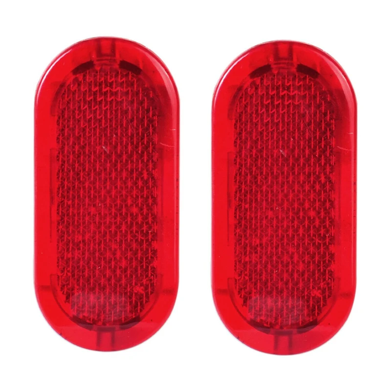 2Pcs Red Interior Door Panel Warning Light Cap Reflector for Polo Beetle Caddy Touran 6Q0947419