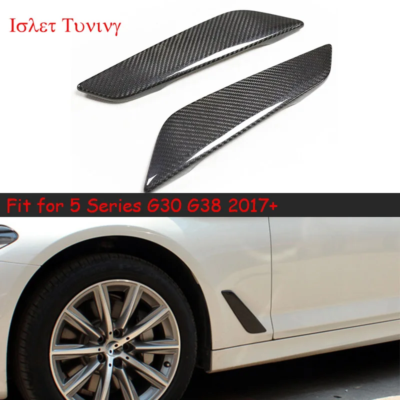 

Dry Carbon Fiber G30 Vent fender for BMW 5 Series G30 G38 Front Fender Vent Trims 2017 2018 2019 2020+