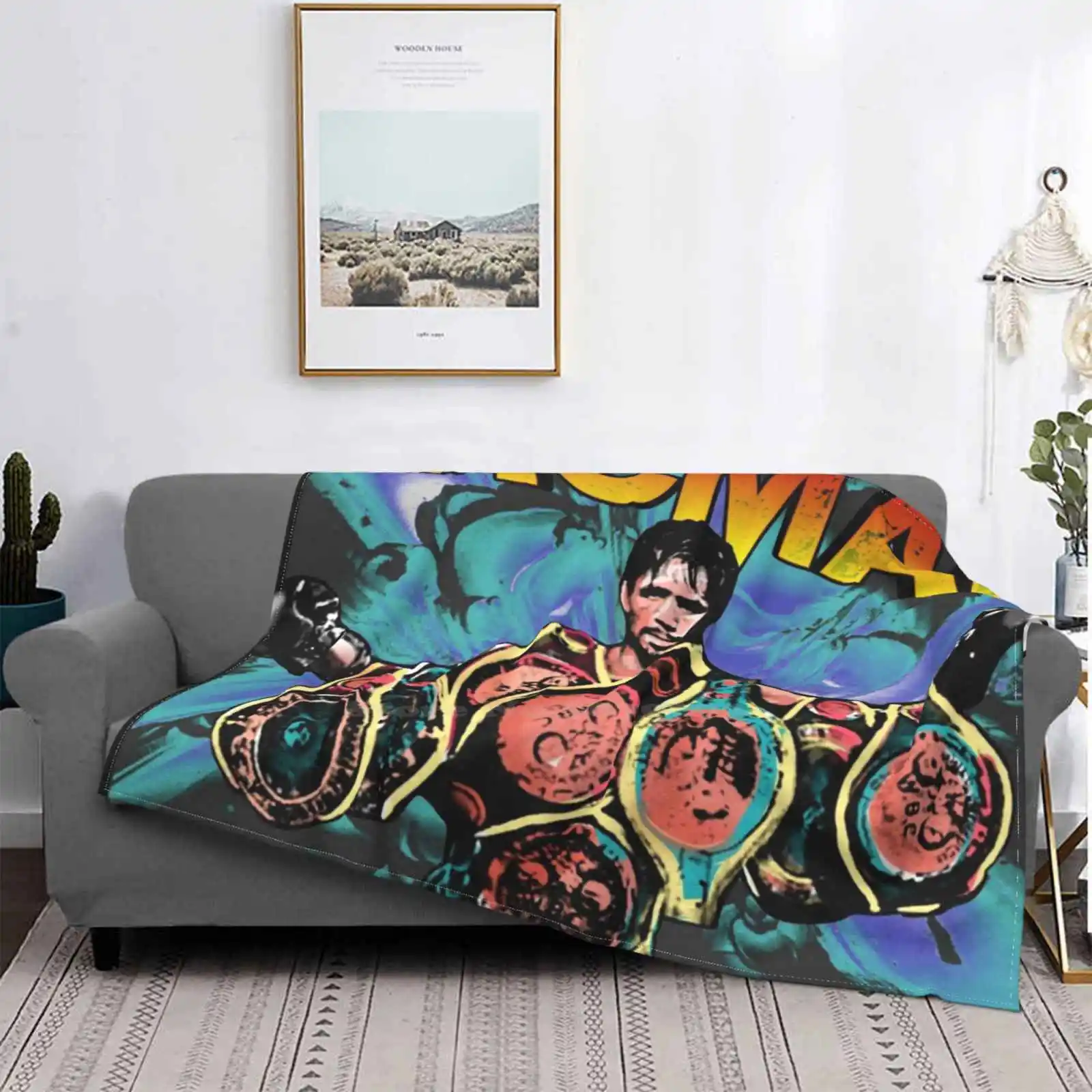 Awe Inspiring Manny Pacquiao Philippines Boxing Design Best Selling Room Household Flannel Blanket Philippines Manny Pacquiao