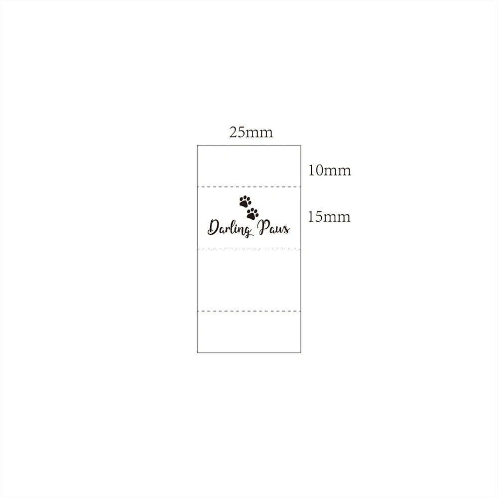 Custom Sewing Label, Sew on Cotton Fabric, Fold Tags, Personalized Brand , Customized with Your Business Name, MD3077