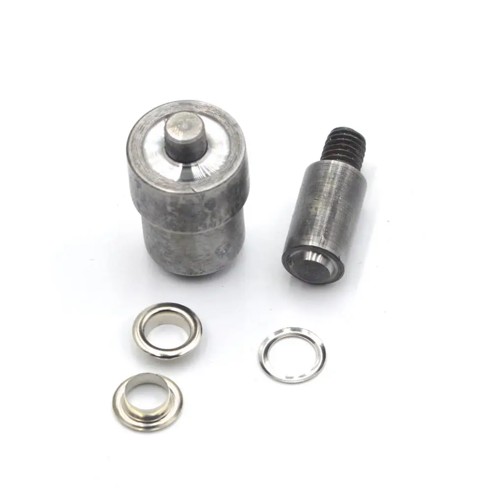 KALASO 1Set Eyelet Grommet Die 2mm 3mm 4mm 5mm 6mm 8mm 10mm 12mm 14mm 17mm 20mm For Hand Press Tool Machine