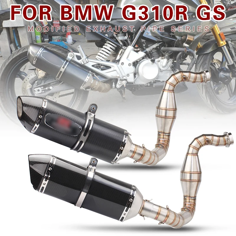 G310GS G310R Motorcycle Exhaust Headers Muffler Escape Elbow Pipe DB Killer Slip-on for G310GS 310R Accessories