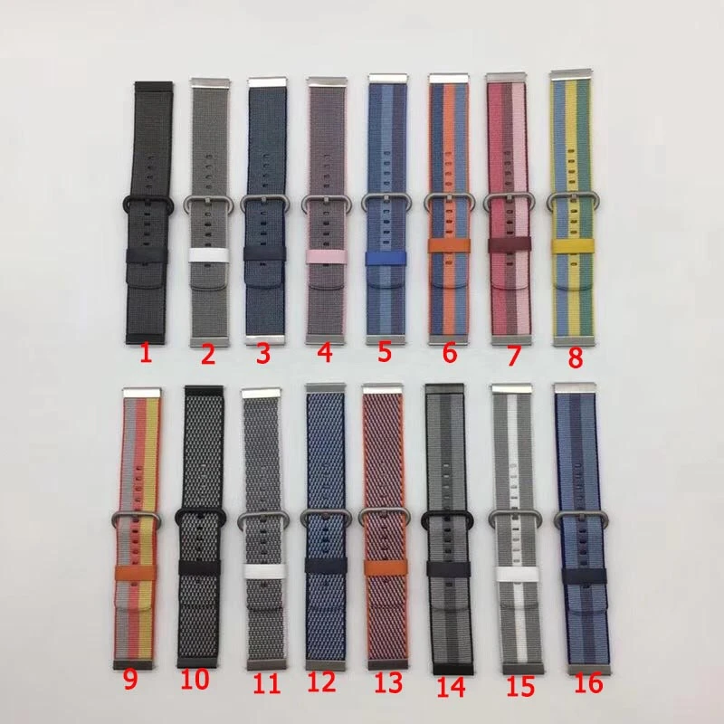 20 مللي متر المنسوجة النايلون حزام (استيك) ساعة حزام للغارمين فينو SQ ساعة ذكية استبدال سوار معصمه ل سلف 245 245M 645 645M
