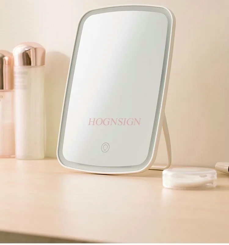 Desktop Led Desktop Make-Up Spiegel Tragbare Falten Füllung Spiegel Lichter Schlafsaal Schönheit Lichter Kleine Spiegel Verkauf