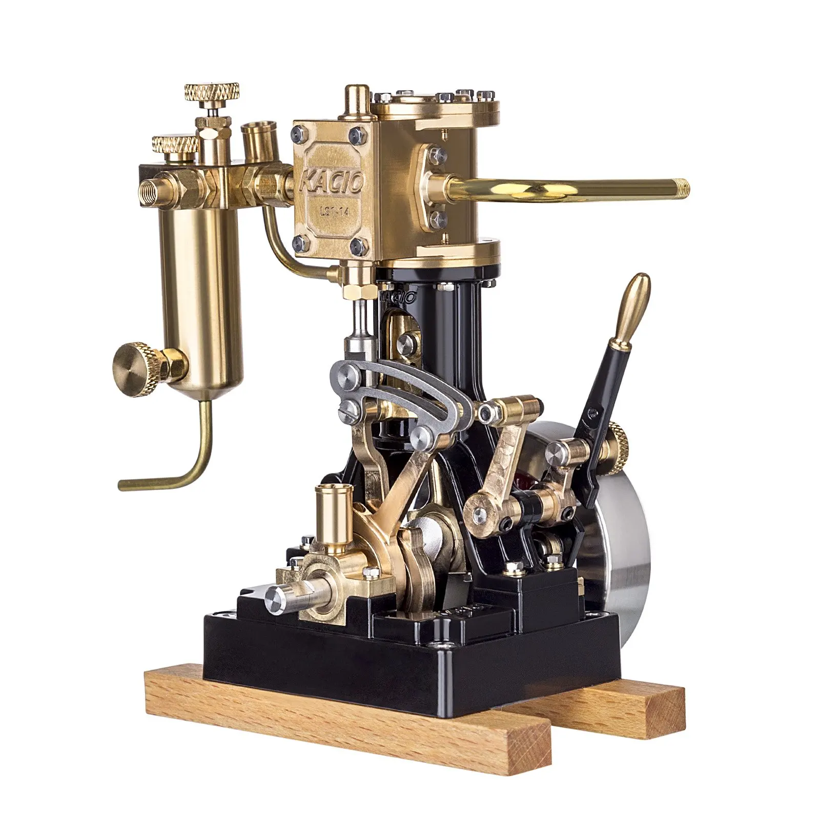 Retro Steam Engine Model LS2-14 Engine Model Double Steam Engine Science Toy