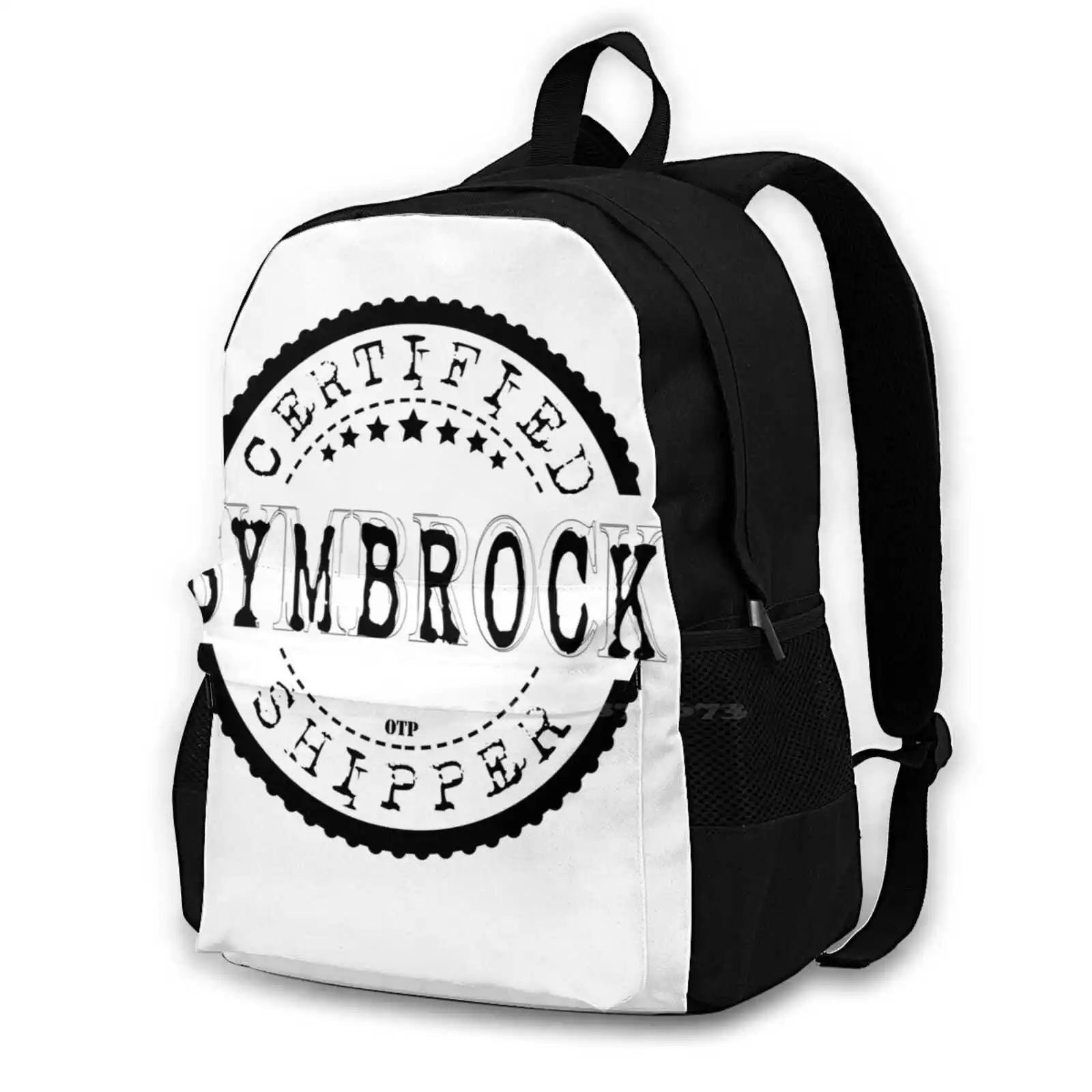 Certified Symbrock Shipper ( Black Stamp ) Backpack For Student School Laptop Travel Bag Certified Symbrock Shipper Eddie Brock