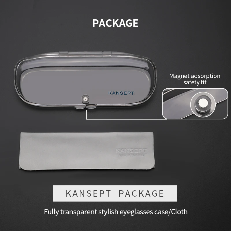 KANSEPT Metal Glasses Frame Women Cat Eye Myopia Computer Eyeglasses Frames 2022 Lady Stylish Eyewear High Quality MS3535