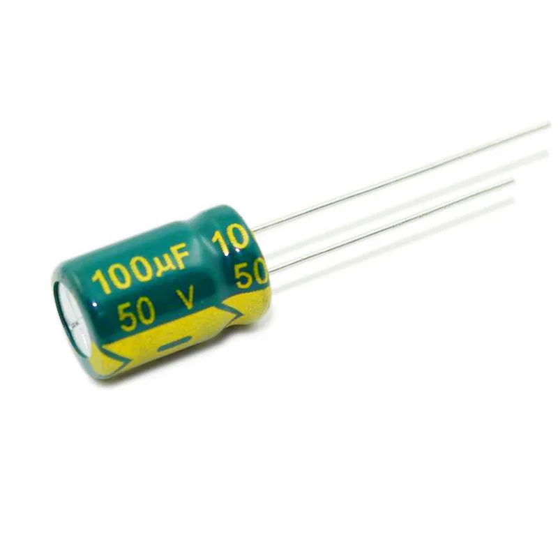 200PCS 100UF 50V   50V100UF Aluminum Electrolytic Capacitor  high-frequency 8X12MM