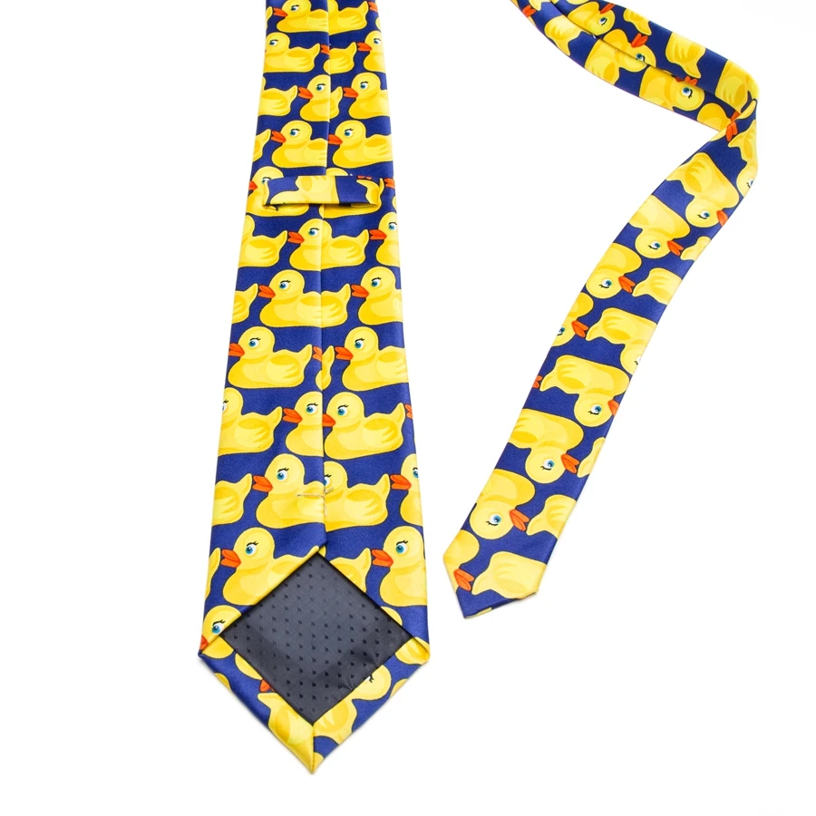 Men\'s Yellow Rubber Duck Tie Fashion Necktie From Hot TV Show How I Met Your Mother 8CM Width Bowtie Men Gifts