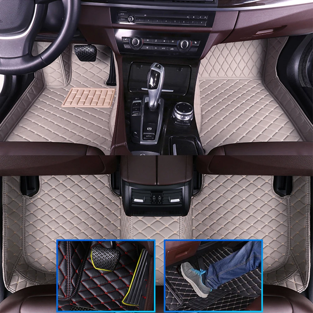 Muchkey Custom Car Floor Mats For BMW 5 Series F10 F11 F07  2010 2011 2012 2013  Auto Foot Mat (left driving)