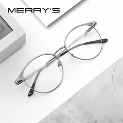 MERRYS DESIGN Women Luxury Titanium Alloy Optics Glasses Frames Vintage Ultralight Myopia Prescription Eyeglasses S2169