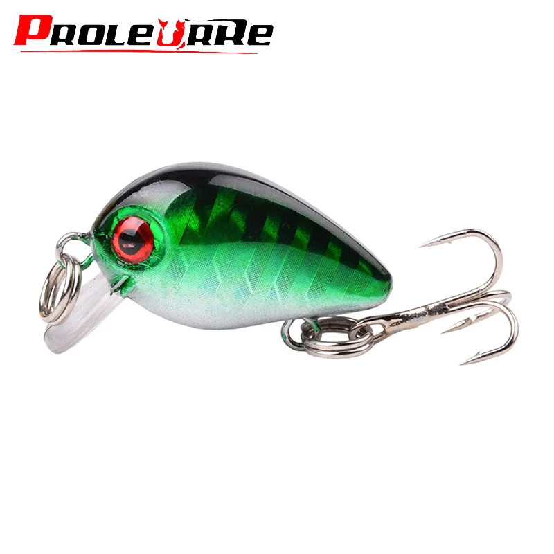 

1Pcs Crank Wobblers Minnow Fishing Lures 28mm 2g Floating Trolling Artificial Hard Bait Bass Carp Crankbait Pesca Fishing Tackle