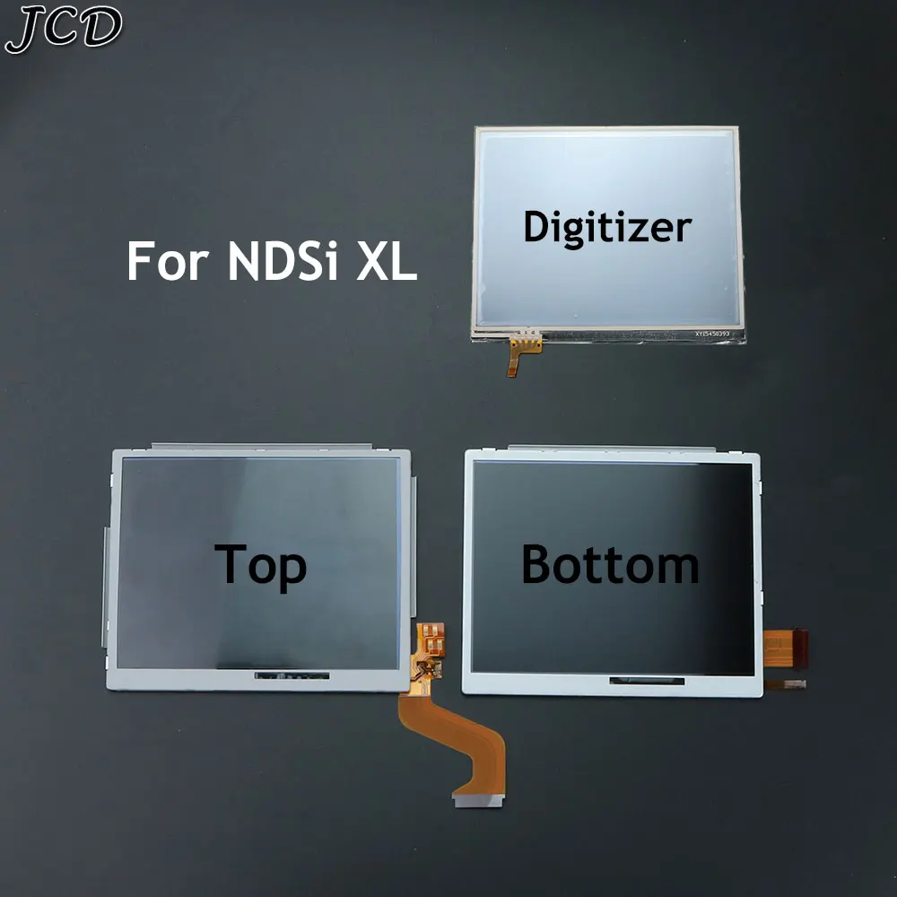 

JCD Original Top Bottom Upper Lower LCD Display Screen For DSi XL NDSi XL Touch Screen Display Digitizer