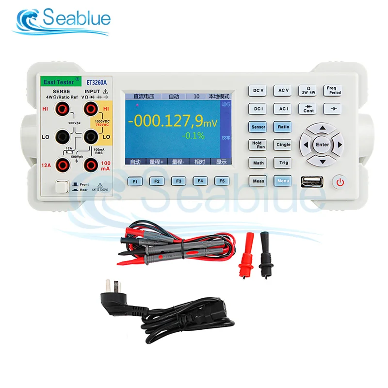 

ET3260A ET3260 Six And A Half Digits Multimeter Accuracy 0.0035% Desktop Multimeter With 3.5-inch Color Screen