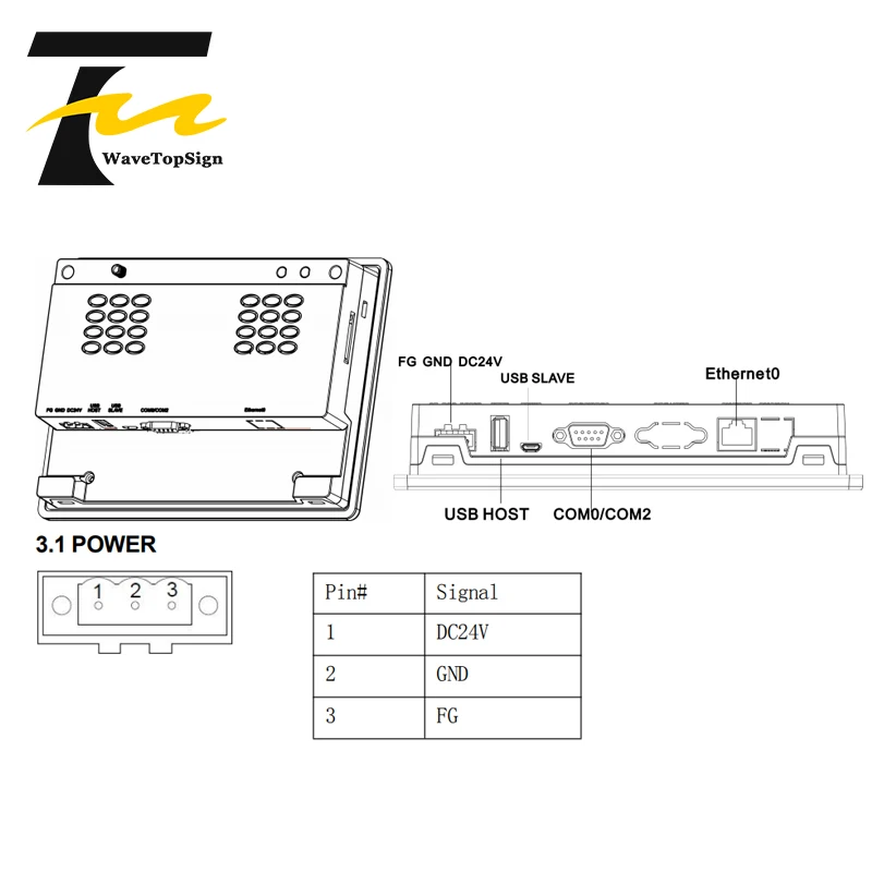 Imagem -02 - Kinco-hmi gt Series Iot Green Series Hmi Gt070e Gt070he Gt070he4g Gt070e2-wif Suporte Ethernet Função Built-in 4g Wifi