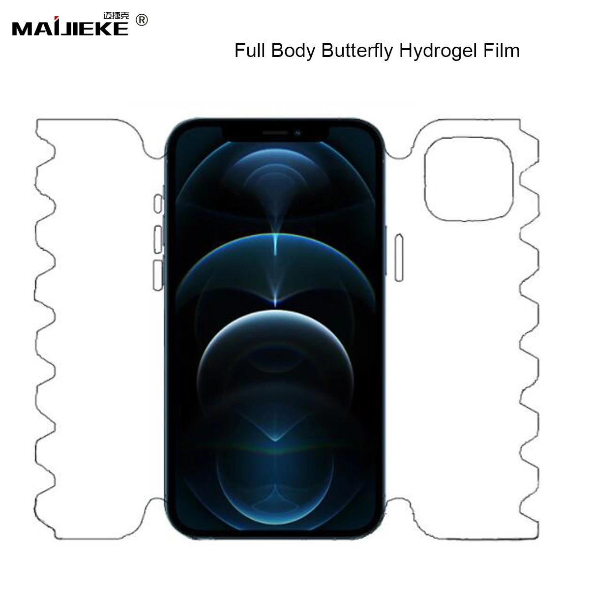 

Butterfly Hydrogel Gel Film for iPhone 14 Pro max 14Plus 13 mini 12 13 pro 11 pro max X Xs max Xr Full Body Screen Protector