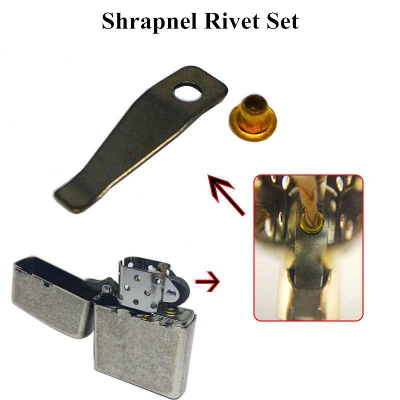 Universal Replacement Metal Sheet Cam Rivet Set For ZP Zorro Kerosene Lighter Repair Service Inner Parts DIY Accessories