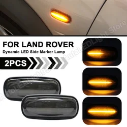 Dynamic Flowing LED Side Marker Lamp Turn Signal LightFor Land Rover Defender Td5 90,110,130 Freelander/LR2 MG Rover 45 75 ZT ZS