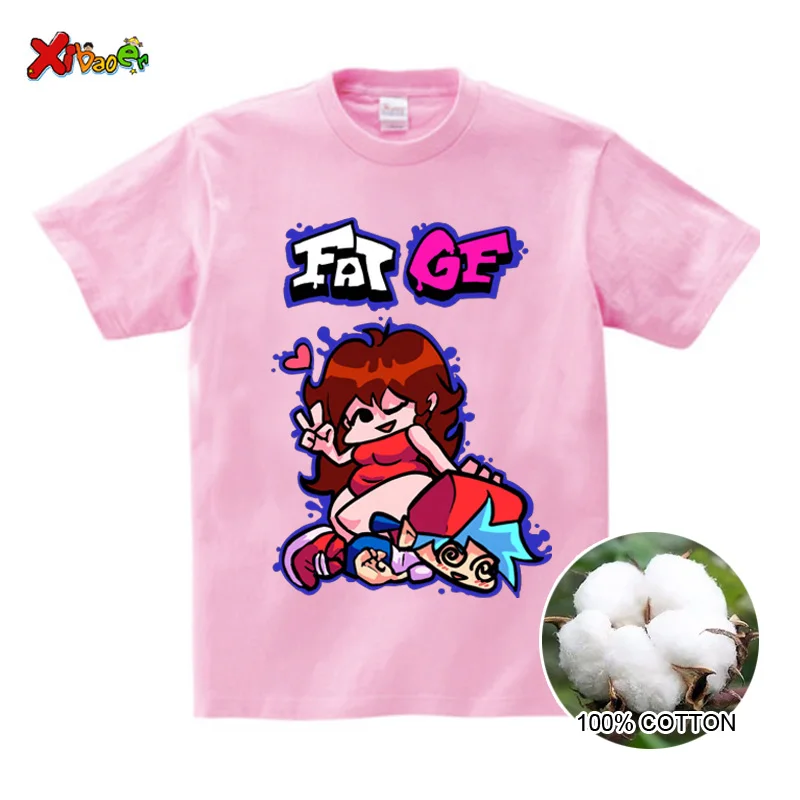 

Girl T Shirt Children Summer Baby Tops Clothes Cotton 2021 Funkin T-shirt Clothing Toddler Boy Clothes Shirts for Teenage Girls