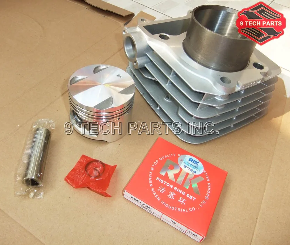 Kit cilindro com anéis de pistão 72mm furo oem 11210-38202 para gn250 dr250 df250 gz250 lt250 249cc