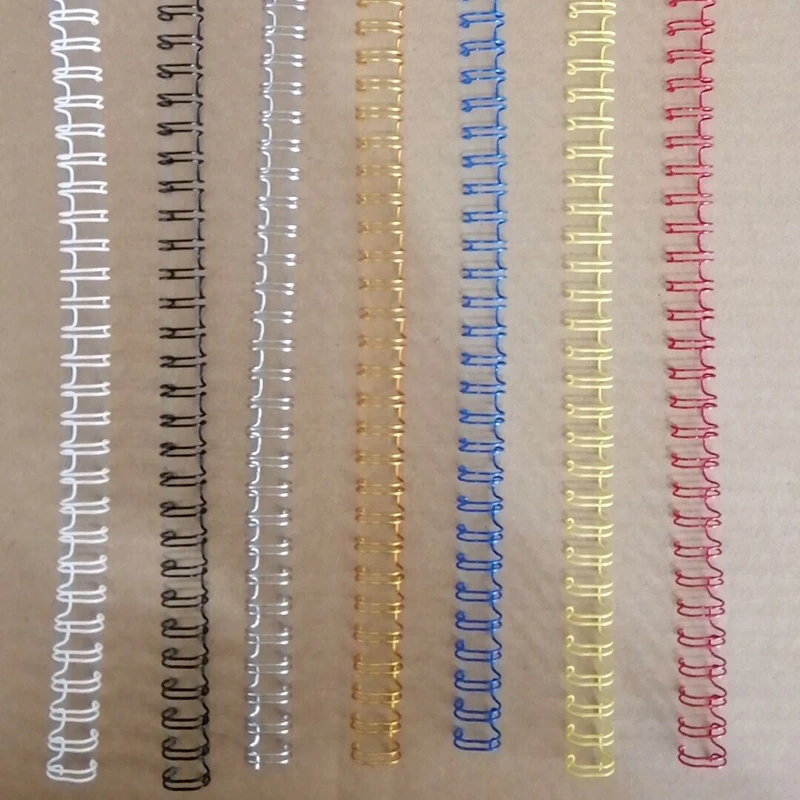 Imagem -04 - Combinador Colorido do Fio do Laço Dobro da Bobina Dobro Anéis Obrigatórios de oy Passo a4 3:1 34 Anéis 6.419.1 mm 50-100 Pcs pela Caixa