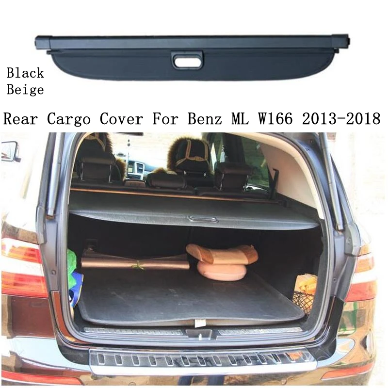 

Rear Cargo Cover For Benz ML W166 ML320 ML350 ML400 ML500 2013-2018 Privacy Trunk Screen Security Shield Shade Auto Accessories