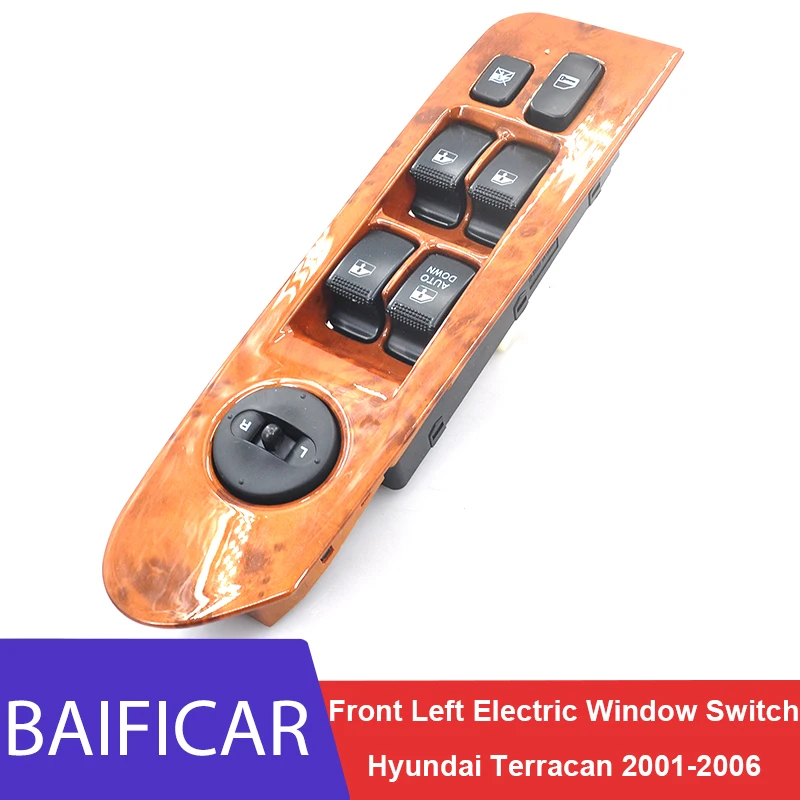 Baificar Brand New Genuine Front Left Electric Window Switch 93501H1120 For 2001-2006 Hyundai Terracan