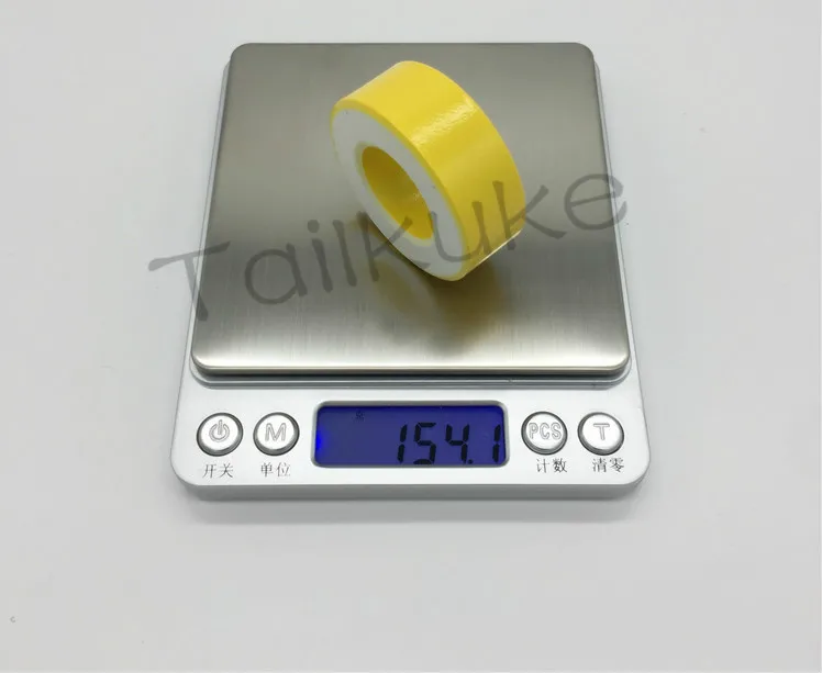 5 Pcs T184-26 Kuning-Cincin Putih Bubuk Magnetik Inti dengan 47 Diameter Luar dan 24 Diameter Internal dan 18.5 MM Tinggi