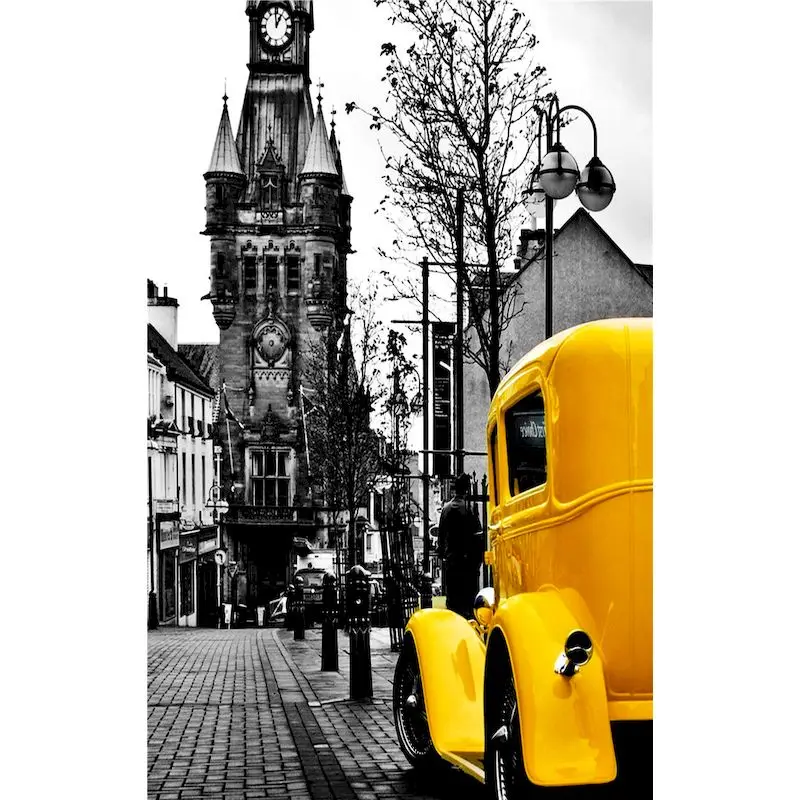 NEWENMO Peinture Par Numéros Big Ben Londres Avec Cadre 30x40cm - Kit DIY Adulte