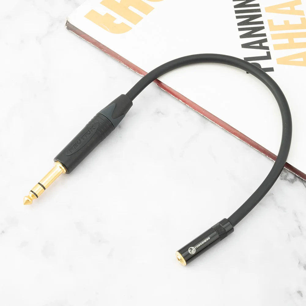 اليدوية Mogami 2549 6.35 مللي متر ستيريو ذكر إلى 3.5 مللي متر أنثى تمديد الصوت كابل أمبير TRS ملحق تمديد كابلات سلك الحبل M-F كابل الصوت