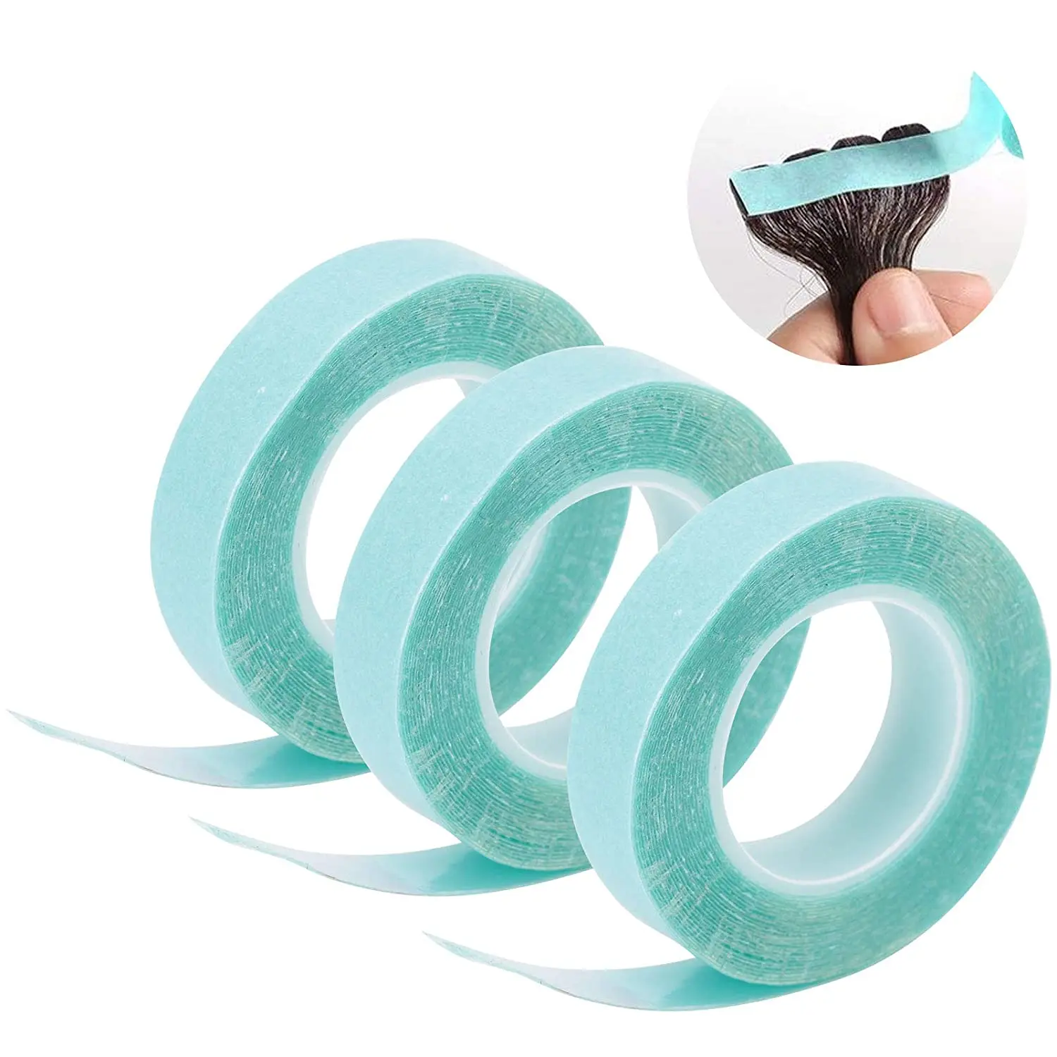 3yards Lace Front Support Tape Waterproof Double Side Adhesive Tape for Toupee Lace Wig Hairpieces Wig Tape for Women Men