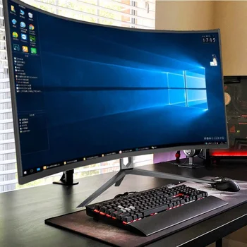 Aotesier 커브드 스크린 모니터, 게임 컴퓨터 디스플레이, IPS LCD 모니터, 75 hz, 144hz, 165 HZ, 24 인치, 32 인치, 34 인치