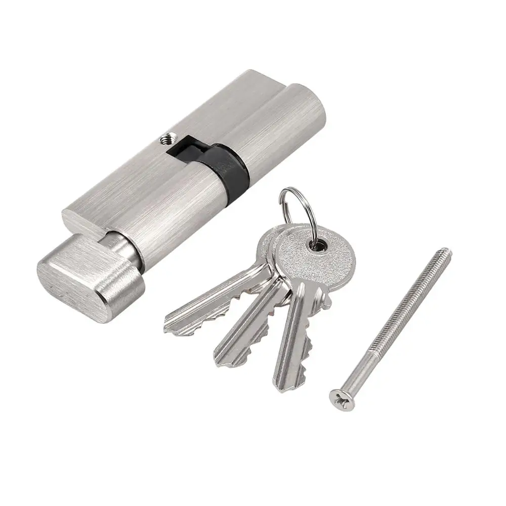 GARLLEN T35/35 T40/40 T45/45 Daumen Drehen Zylinder Euro Barrel Türschloss UPVC Anti Pick anti Bohrer Extra Schlüssel Hohe Sicherheit