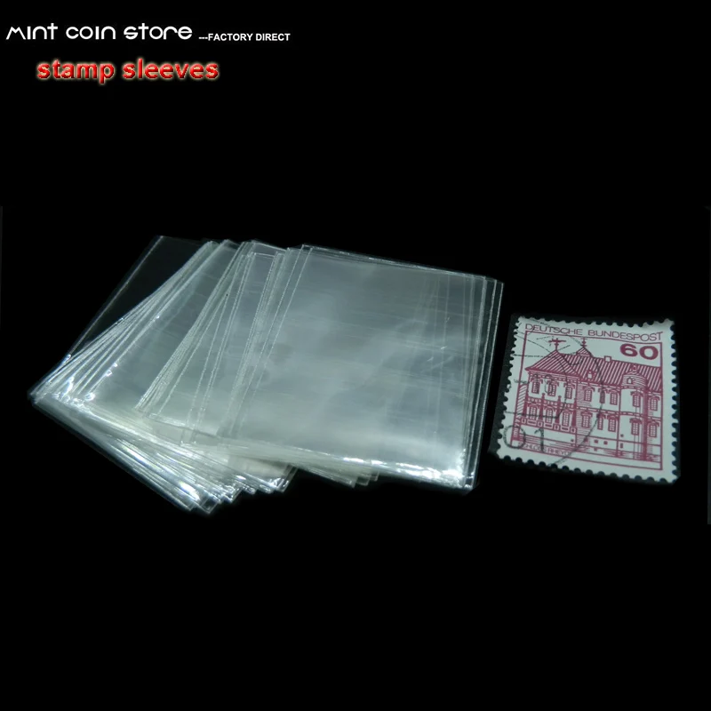 501New brand Mini type 3 sizes STAMP SLEEVES,Collection Protection bag,40pcs/bag, 5packs, 200pieces