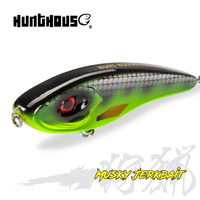 Hunthouse Jerkbait Fishing Lures Loud Sound Pencil Baits Pike Lure Slow Sinking Artificial Wobblers Pesca Leurre Perch LW129