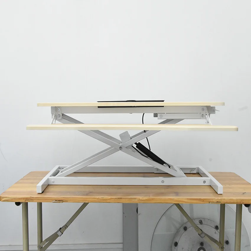 ZH-2 Adjustable Height Sit Stand Table Foldable Laptop Computer Table Lifting Computer Table For The Sedentary Strong Bearing