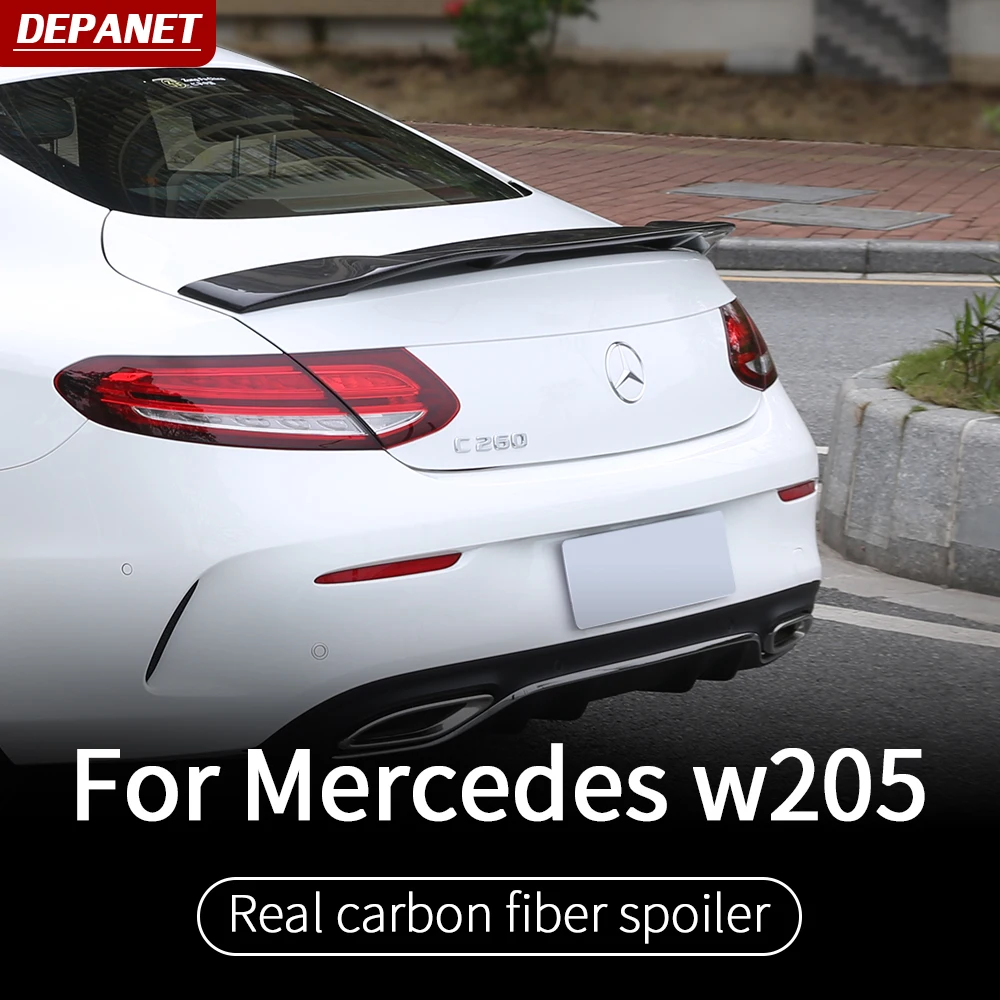 carbon fiber spoiler For Mercedes C w205 amg Mercedes w205 coupe mercedes w205 carbon fiber/c class accessories w205 extertior