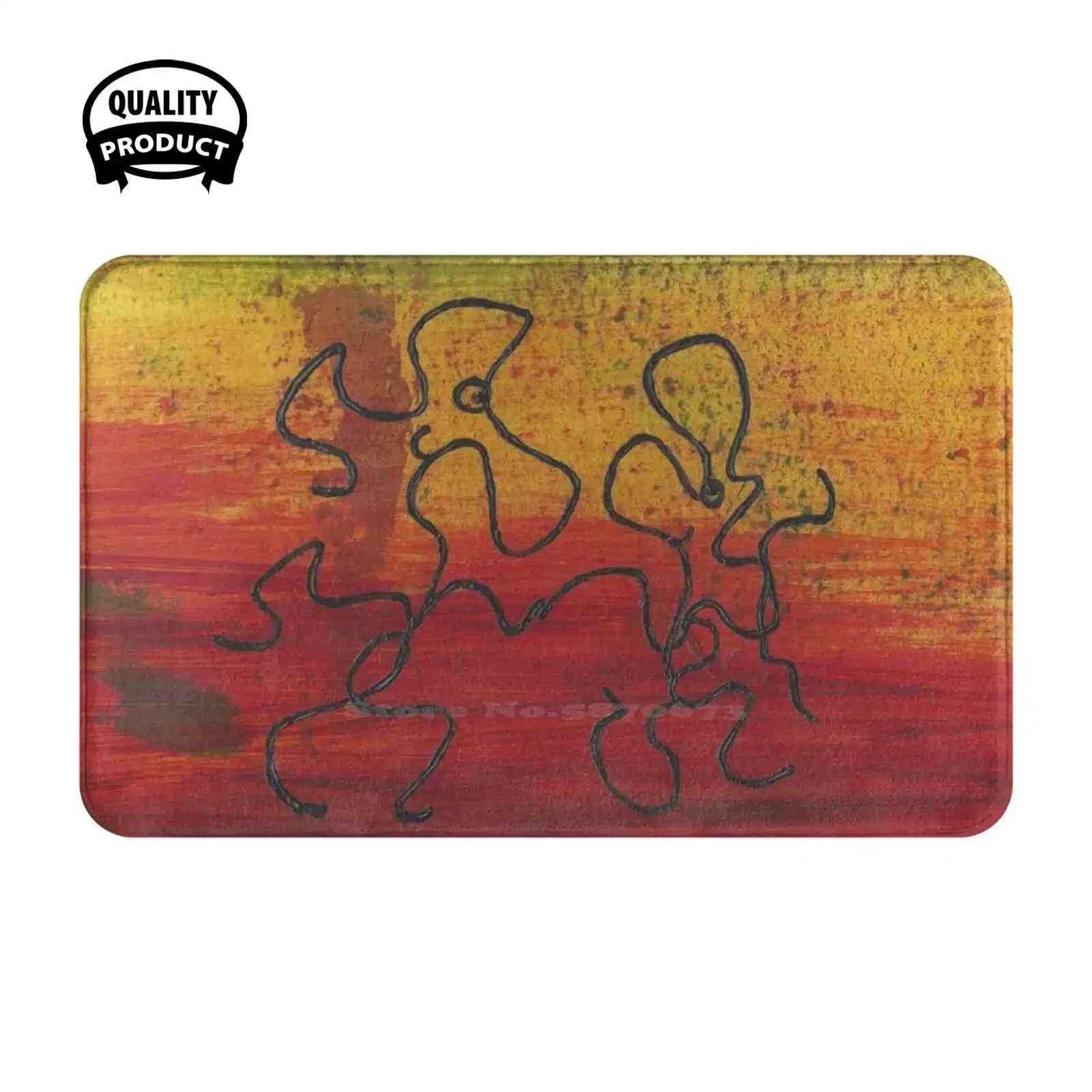 Dance Art Dancing Couple 28B Soft Cushion Home Carpet Door Mat Car Rug Dancer To Dance Dancing Couple Dance Art Dance Painting