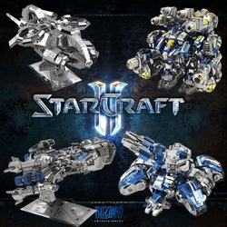 MU 3D Metal Puzzle Model Star Craft 2 Siege Tank Terran Battle Cruise DIY 3D Laser Cut Assemble Jigsaw  GIFT For Adult