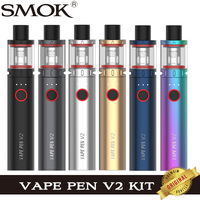 SMOK VAPE PEN V2 Kit 60W 1600mAh Battery 3ml Tank Meshed 0.15ohm Coils Vaporizer Electronic Cigarette Updated From Vape Pen 22