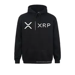 Side By Side Ripple Coin XRP Sweatshirt Unique Design Hoodie Organic Costume Faddish Homme High Street Pullovers Shirt