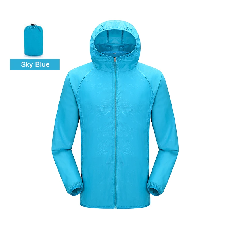 LNGXO Wandern Wasserdichte Jacke Frauen Männer Camping Lauf Sonne-Schutzhülle Windjacke Quick Dry Outdoor Sport Regen Mantel Unisex