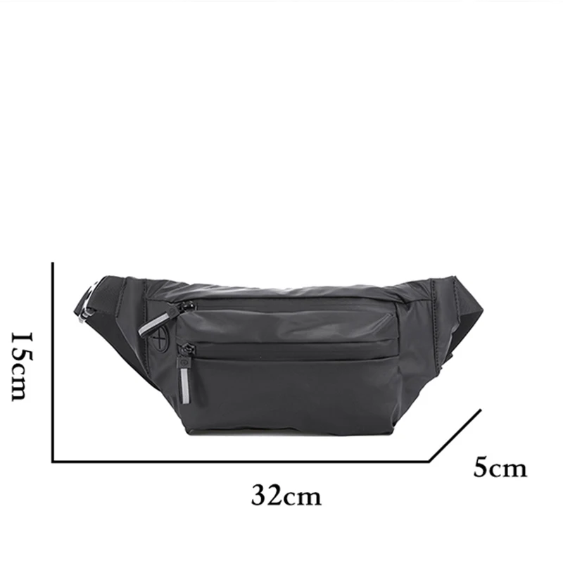 Man Waist Bag Fanny Pack Waterproof Chest Pack Outdoor oxford Crossbody Bag Large Capacity women Belt Bags Hip Waist Packs