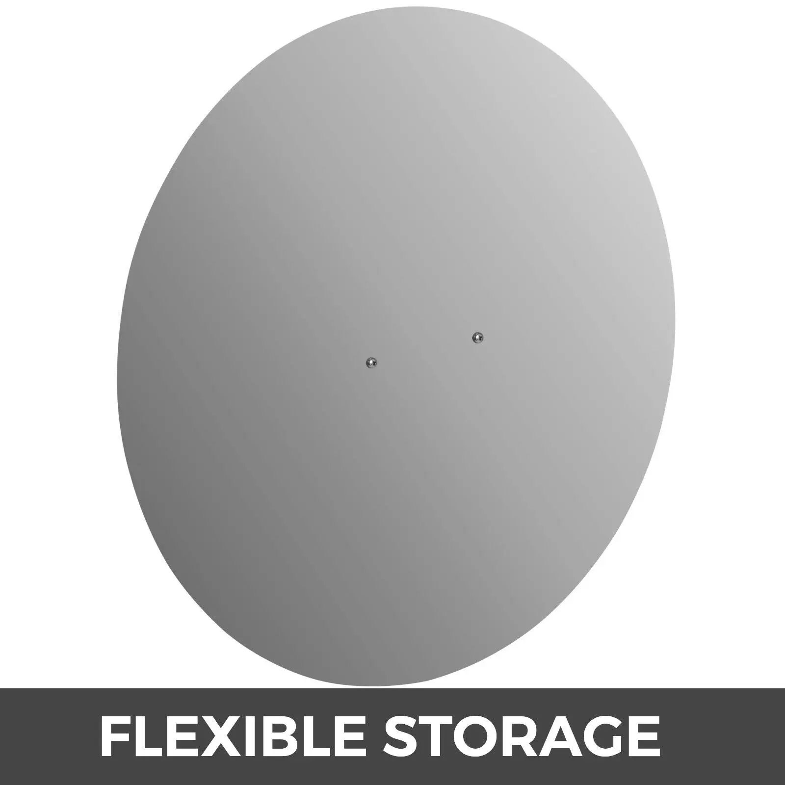 غطاء غطاء حفرة النار VEVOR مقاس 20 بوصة من الفولاذ المقاوم للصدأ متين مع مقبض مريح وعملي رائع لأي طقس في الهواء الطلق