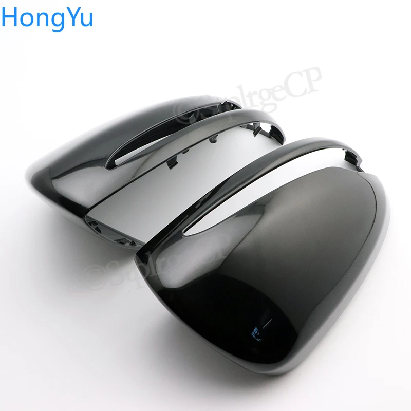 

Black Side Mirror Cover Caps For Mercedes Benz W205 W222 W213 W238 X205 X253 C217 W463 C253 W253 C S GLC E G Class AMG replace