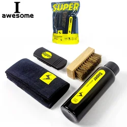 4-piece set Professional Shoes Care Kit Cleaner Portable For Leather Shoes Sneakers Cleaning Deep Cleaning Agent Set Brush Tool